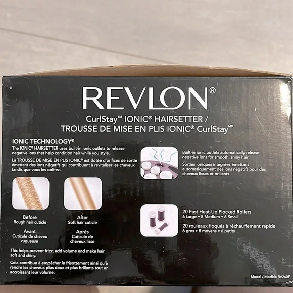 NWOT REVLON Curlstay Ionic Hairsetter 20 Roller  Set for Curls Waves - Picture 7 of 7